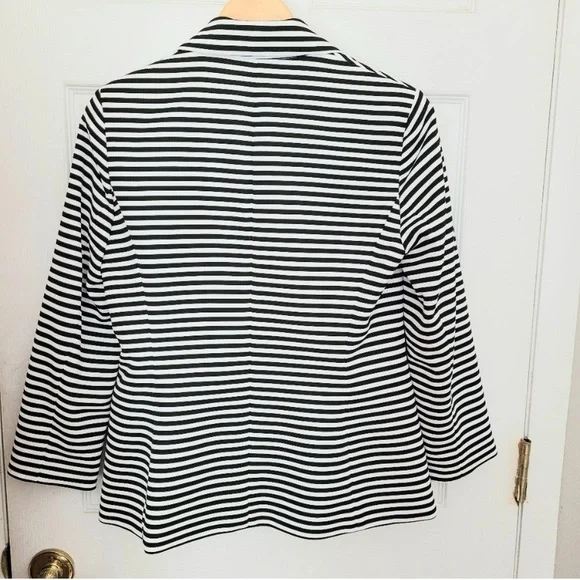 EUC Anne Klein Striped Blazer S - Picture 2 of 5